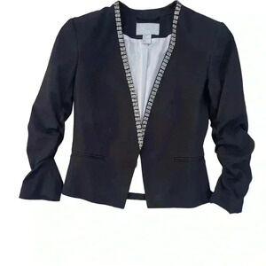 H&M Black Blazer with Silver Trim